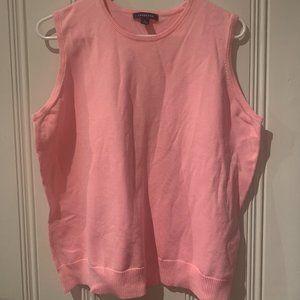 Pink Sleeveless Sweater